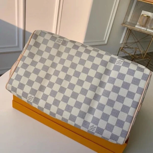 Louis Vuitton Speedy Bandoulire 30 Damier Azur 30cm N41370, Designer Handbags, Womens Purse, luxury bags