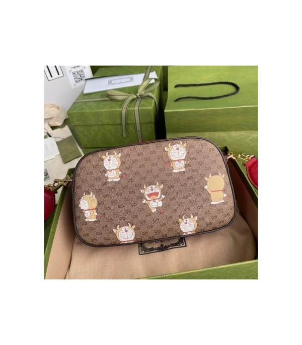doraemon-x-gucci-small-shoulder-bag-3-6125f8fff944.webp Gucci x Doraemon Small Shoulder Bag ‘Ebony’ 24cm