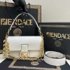 Fendace Baguette Brooch White 28cm/ 11.02in