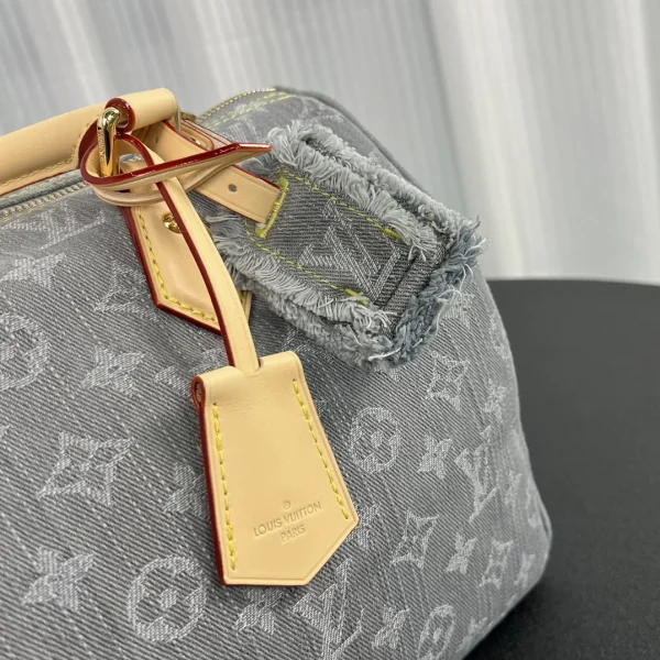 e611e4fc-cda7c76103f4.webp Louis Vuitton LV Speedy Soft 30 Monogram Denim Bag in Grey 30cm/ 11.8 in, Designer Handbags, Womens Purse, luxury bags