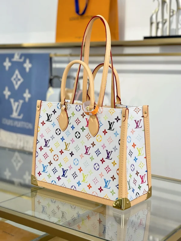 e71dd332-6b825621dc3d.webp Louis Vuitton x Takashi Murakami LV x TM OnTheGo MM Multicolored Bag M13079 35cm/ 13.8in, Designer Handbags, Womens Purse, luxury bags