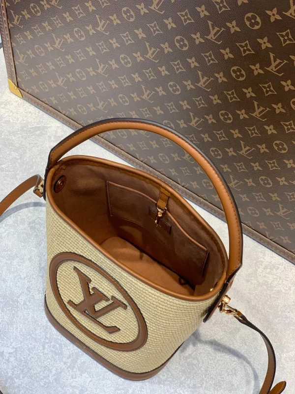 e85fb027-e50ac5386414.webp Louis Vuitton Petit Bucket 23Cm Brown, Designer Handbags, Womens Purse, luxury bags