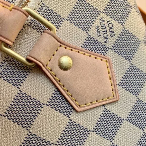 Louis Vuitton Speedy Bandoulire 30 Damier Azur 30cm N41370, Designer Handbags, Womens Purse, luxury bags