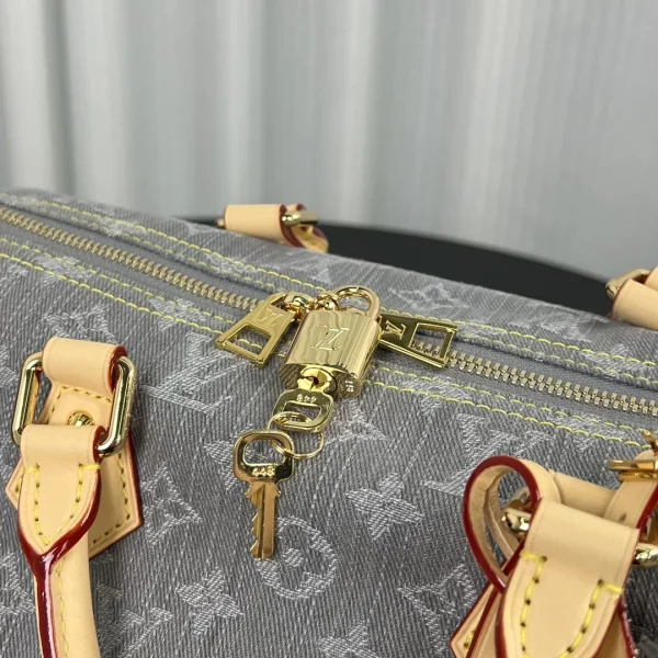 ed7610f2-524e87b892f2.webp Louis Vuitton LV Speedy Soft 30 Monogram Denim Bag in Grey 30cm/ 11.8 in, Designer Handbags, Womens Purse, luxury bags