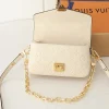 Louis Vuitton Pochette Mtis East West Monogram Empreinte Leather – Women – Handbags Cream, Designer Handbags, Womens Purse, luxury bags