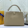 f4d850bf-866e224bbf1b.webp Louis Vuitton Capucines Mm Grey 31Cm M42253, Designer Handbags, Womens Purse, luxury bags