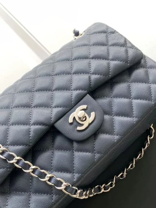 f5cb7084-56bc74191b84.webp Chanel Classic Flap Bag 25 cm Navy Blue Silver-Tone Hardware A01112, Designer Handbag, Women’s Purse, Designer Handbags, Women’s Purse, luxury bags, Chanel bags