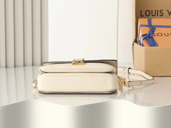 Louis Vuitton Pochette Mtis East West Monogram Empreinte Leather – Women – Handbags Cream, Designer Handbags, Womens Purse, luxury bags