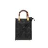 Fendi Mini Sunshine Shopper Black 18Cm