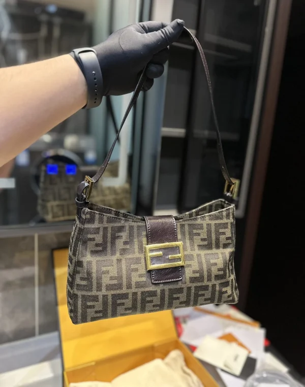 fdb01-67ab8a18c206.webp Fendi Zucca Handbag Brown 24Cm