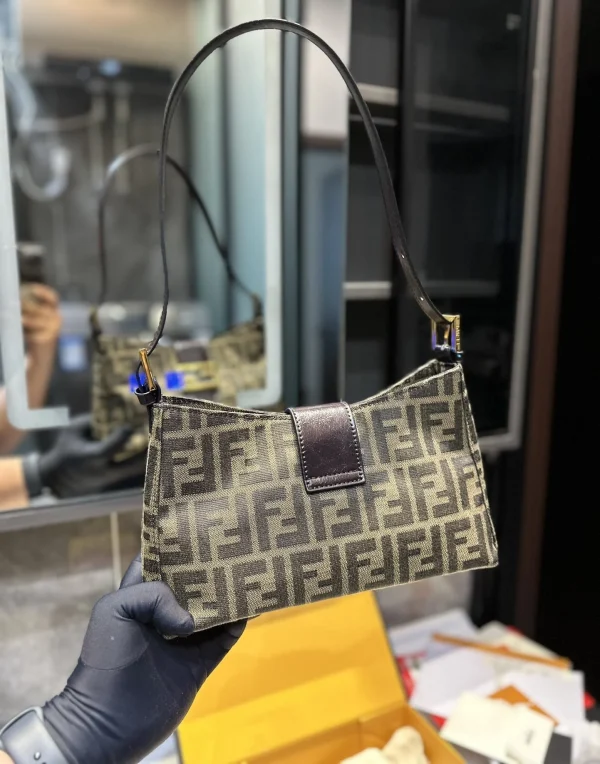 fdb04-0873f8709c16.webp Fendi Zucca Handbag Brown 24Cm