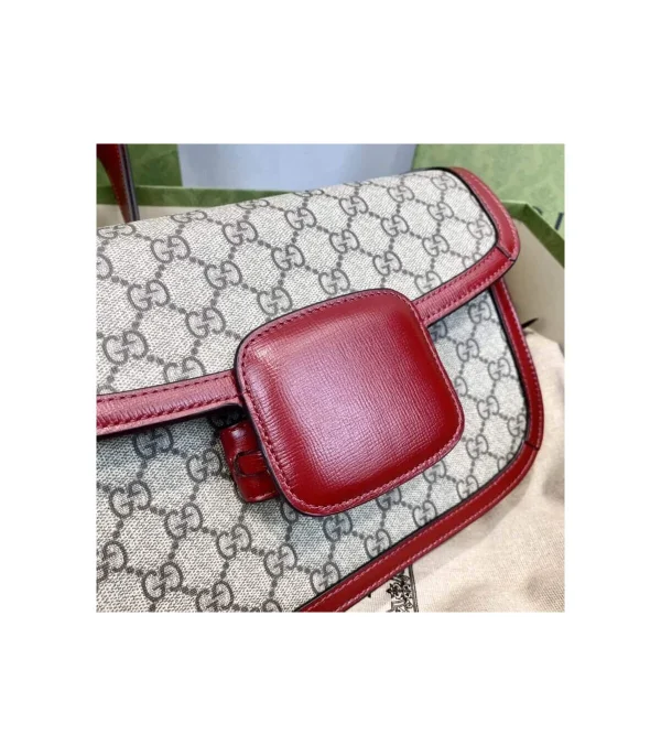 gucci-1955-horsebit-red-gg-supreme-canvas-shoulder-bag-9-bf68f9111dc5.webp Gucci 1955 Horsebit Red GG Supreme Canvas Shoulder Bag 25cm