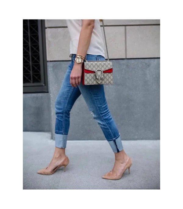Gucci Dionysus GG Supreme Mini Bag Red 20cm