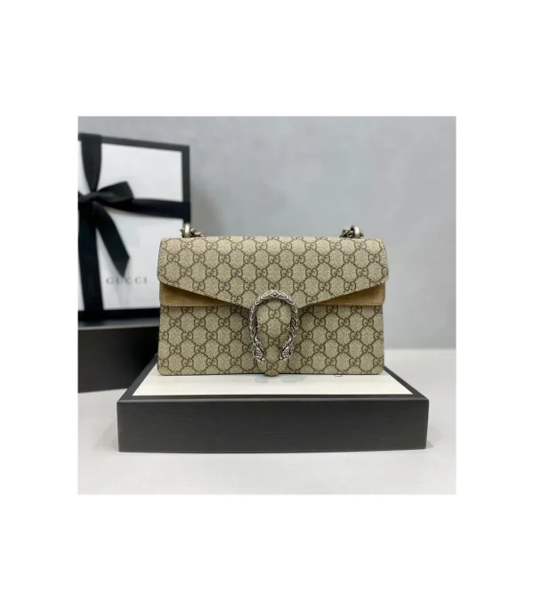 Gucci Dionysus Small GG Shoulder Bag Apricot