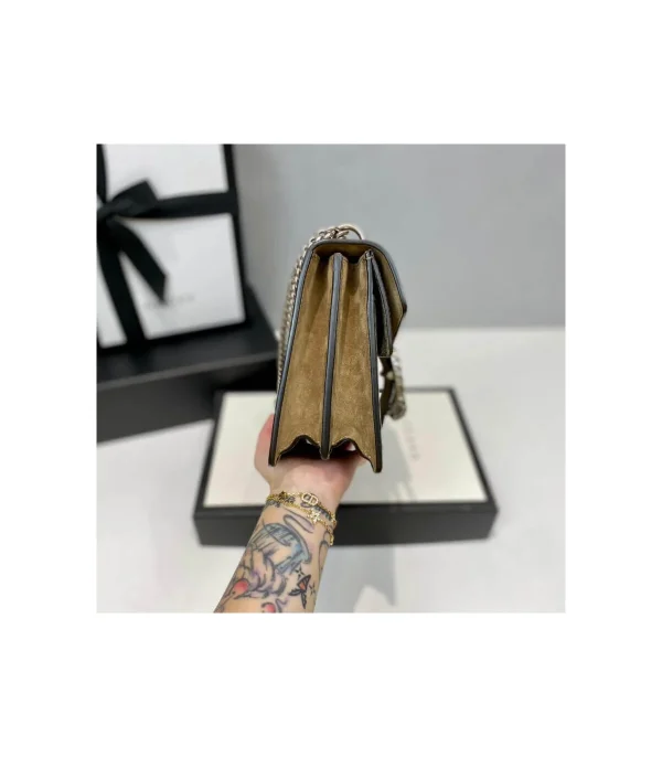 Gucci Dionysus Small GG Shoulder Bag Apricot