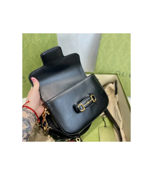 gucci-horsebit-1955-mini-bag-in-black-leather-22-1700ce587b08.webp Gucci Horsebit 1955 Mini Bag in Black Leather 20.5cm/8.1in