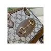 Gucci Horsebit 1955 Mini Top Handle Bag In Brown GG Supreme Canvas 20cm/ 7.9in