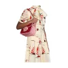 Gucci Horsebit 1955 Small Shoulder Bag Red and Pink Leather