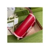 Gucci Horsebit 1955 Small Shoulder Bag Red and Pink Leather