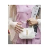 Gucci Jackie 1961 Mini Hobo Bag In White Leather 19cm