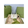 Gucci Jackie 1961 Mini Hobo Bag In White Leather 19cm