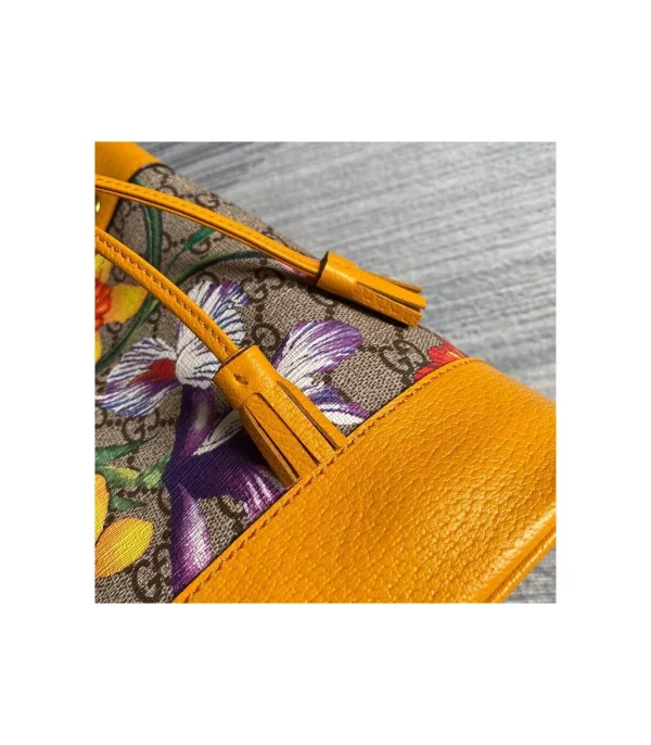 Gucci Ophidia GG Flora Small Bucket Bag