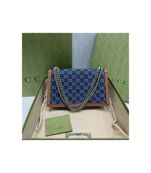 gucci-small-dionysus-shoulder-bag-in-blue-jacquard-denim-6-1b6fab824e31.webp Gucci Small Dionysus Shoulder Bag in Blue Jacquard Denim 28cm