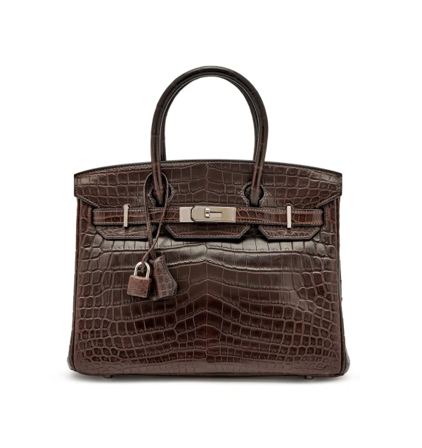 Havane Matte Niloticus Crocodile Birkin 30
