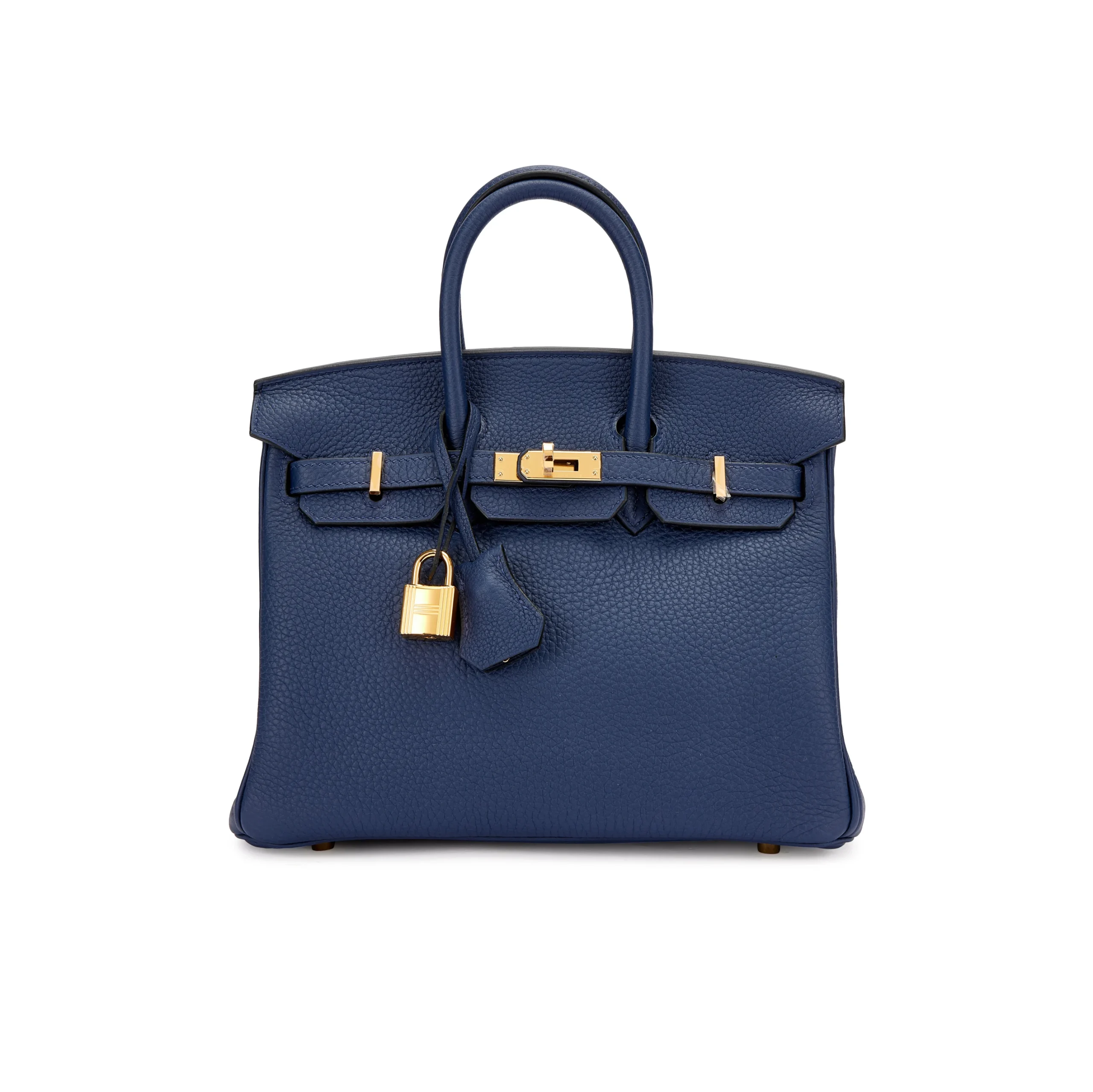 Bleu Navy Clemence Birkin 25 - view 1