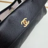 image-2026-08-14T135722.168-54acda523383.webp Chanel Small Shopping Bag Calfskin With Grain Effect & Gold Metallic Black 32cm/12.6in AS6288