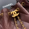 image-2026-08-14T140434.384-ddbf59c8630f.webp Chanel 25 Small Size Handbag Calfskin With Grain Effect & Gold Metallic Brown 30cm/11.8in AS5293