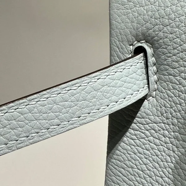 Hermes Birkin 25Cm Baby Blue Togo Leather Silver Hardware 237514