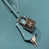 Hermes Birkin 25Cm Teal Green Togo Leather Silver Hardware 237510
