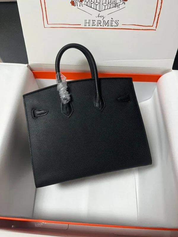 Hermes Birkin Sellier Black Epsom Leather Gold Hardware
