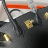 Hermes Birkin Sellier Black Epsom Leather Gold Hardware