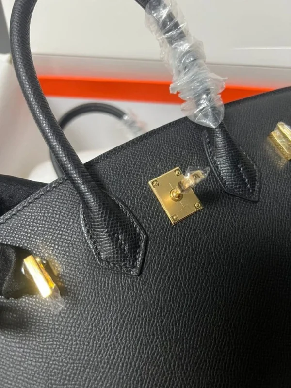 Hermes Birkin Sellier Black Epsom Leather Gold Hardware