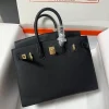 Hermes Birkin Sellier Black Epsom Leather Gold Hardware