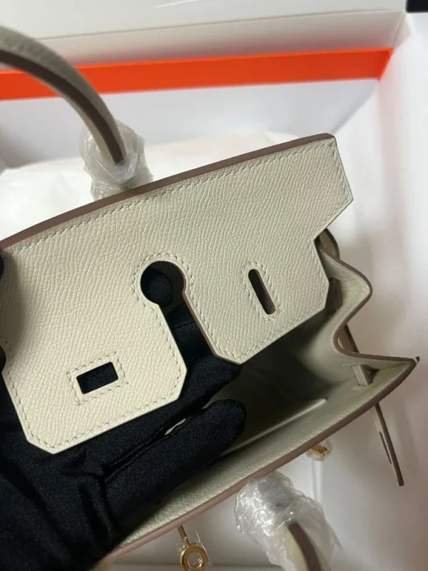 Hermes Birkin Sellier Cream Epsom Leather Gold Hardware