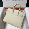 Hermes Birkin Sellier Cream Epsom Leather Gold Hardware
