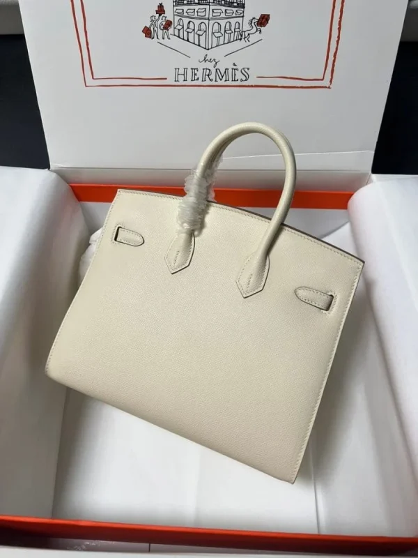 Hermes Birkin Sellier Cream Epsom Leather Gold Hardware