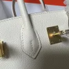 Hermes Birkin Sellier Cream Epsom Leather Gold Hardware