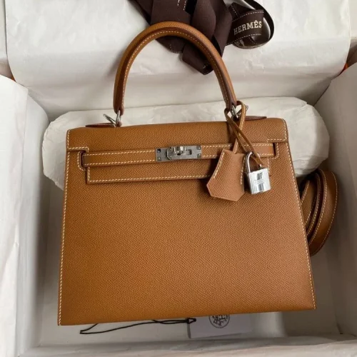 imgi_18_05a193f0-873b840cf8ea.webp Hermes Kelly 25 Bag In Gold Brown Epsom Leather For Women 25cm/10in