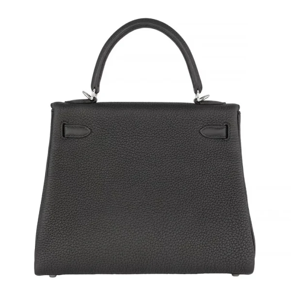 imgi_29_hermes-kelly-25-togo-black-silver-hardware_Back-d84e41910b3d.webp Hermes Kelly 28 Bag In Togo Black Leather For Women 28cm/11in
