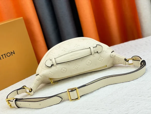 laZz523-0413064a9738.webp Louis Vuitton Monogram Empreinte Creme Bumbag 37cm/14.6in M44836, Designer Handbags, Womens Purse, luxury bags