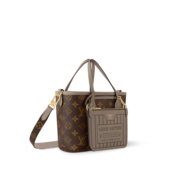 louis-vuitton-neverfull-bandouliere-inside-out-bb-M12109_PM1_Side_20view-31916ca686e5.webp Louis Vuitton Neverfull Bandoulire Inside Out BB Dark Fango Cowhide 26.5cm M12109, Designer Handbags, Womens Purse, luxury bags