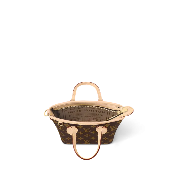 louis-vuitton-neverfull-bb-M46705_PM1_Interior_20view-00db3b6e8f9c.webp Louis Vuitton Neverfull BB Beige 23.8cm M46705, Designer Handbags, Womens Purse, luxury bags