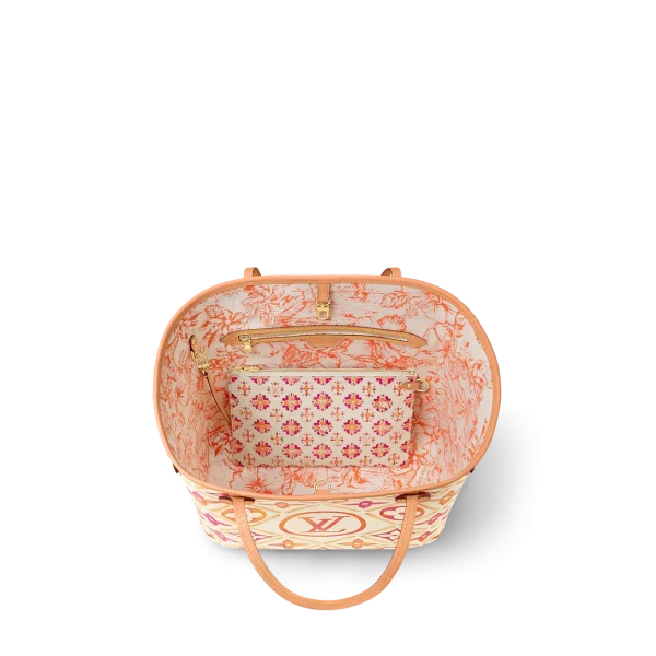 louis-vuitton-neverfull-mm-M25317_PM1_Interior_20view-da596ca37bad.webp Louis Vuitton LV By The Pool Neverfull MM Tote Bag ‘Coral’ 31cm M25317, Designer Handbags, Womens Purse, luxury bags
