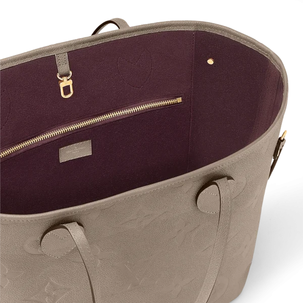 louis-vuitton-neverfull-mm-M45686_PM1_Interior2_20view-d334bb65884c.webp Louis Vuitton Neverfull Mm Tote Bag Tourterelle Gray 31cm M45686, Designer Handbags, Womens Purse, luxury bags
