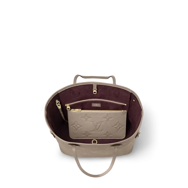 louis-vuitton-neverfull-mm-M45686_PM1_Interior_20view-4b75d70b271e.webp Louis Vuitton Neverfull Mm Tote Bag Tourterelle Gray 31cm M45686, Designer Handbags, Womens Purse, luxury bags