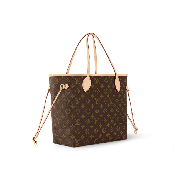 louis-vuitton-neverfull-mm-M46975_PM1_Side_20view-7856ebe24102.webp Louis Vuitton Neverfull MM Monogram Canvas Tote Bag Beige 31cm M46975, Designer Handbags, Womens Purse, luxury bags